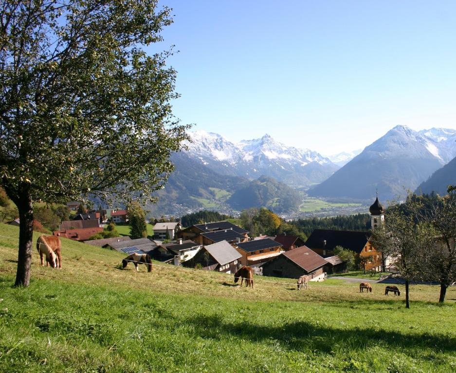Hotel Gasthaus Schaefle Bürserberg エクステリア 写真